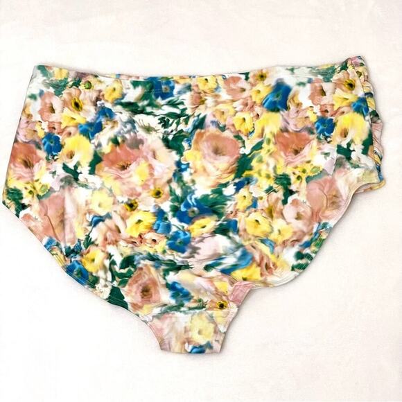 NWT 14 Artesands Odette Botticelli Floral Bikini High Waist Bottoms Swim Suit - Picture 4 of 11